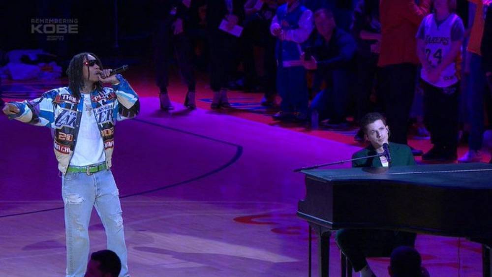 Wiz Khalifa and Charlie Puth Deliver Emotional 'See You Again' Tribute to Kobe Bryant at Lakers Game - www.etonline.com - Los Angeles - Los Angeles - city Portland