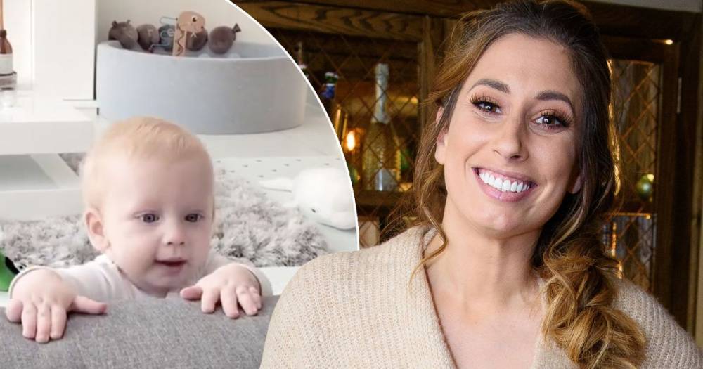 Stacey Solomon says she 'wants to cry' as eight month old son Rex hits exciting new milestone - www.ok.co.uk