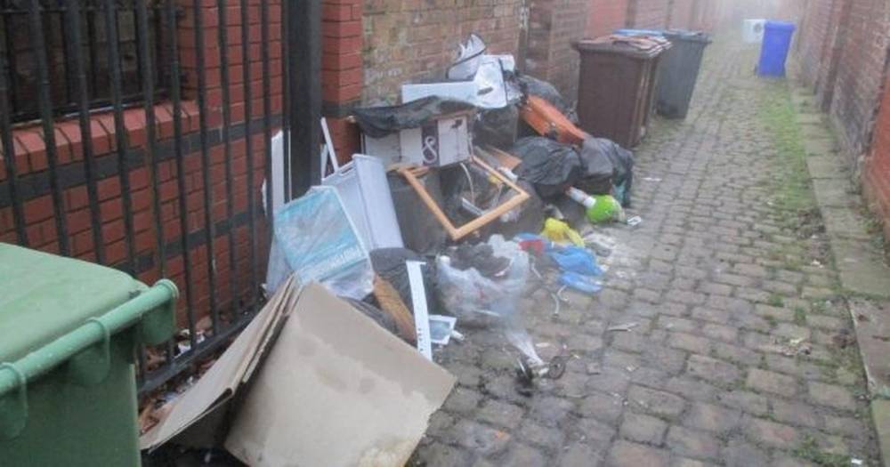 Woman ordered to pay nearly £2,000 over repeated flytipping in an alleyway in Gorton - www.manchestereveningnews.co.uk - Manchester