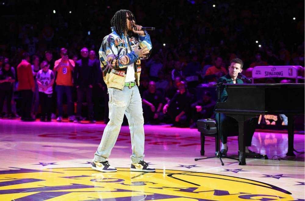 Wiz Khalifa &amp; Charlie Puth Pay Tribute to Kobe Bryant at Lakers Game With 'See You Again': Watch - www.billboard.com - Los Angeles
