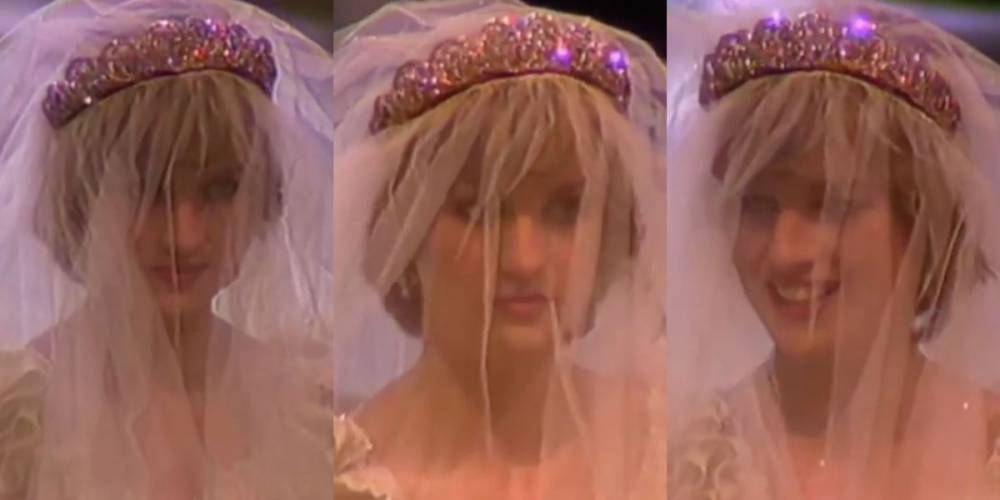 Princess Diana Looks Like an Actual Disney Princess in This Unearthed Video from Her Wedding Day - www.marieclaire.com
