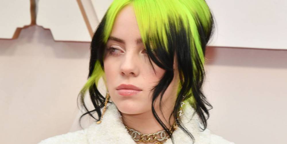 Billie Eilish Looked Amazing in an Oversized Chanel Paintsuit at the Oscars - www.elle.com