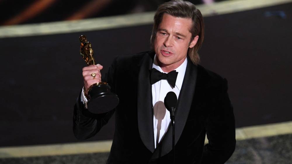 Brad Pitt Wins First Acting Oscar, Thanks His Kids in Emotional Acceptance Speech - www.etonline.com