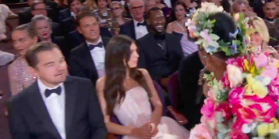 Leonardo DiCaprio and His Girlfriend Camila Morrone Are Sitting Together at the Oscars - www.elle.com