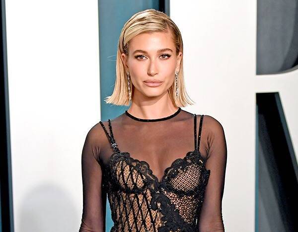 Hailey Bieber Leaves Her Undergarments at Home in Risqué Gown at the Vanity Fair Party - www.eonline.com - Beverly Hills