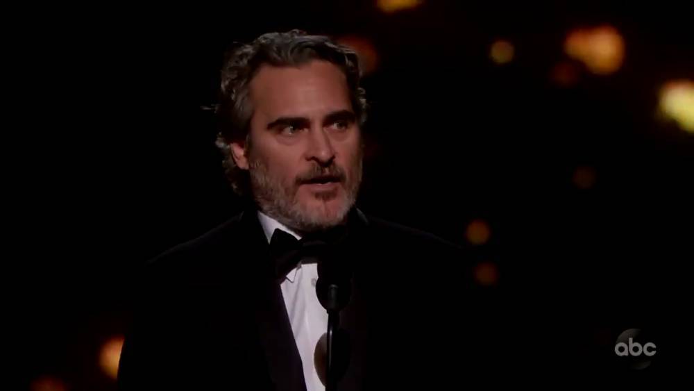 Oscars: Read Joaquin Phoenix's Best Actor Speech - www.hollywoodreporter.com