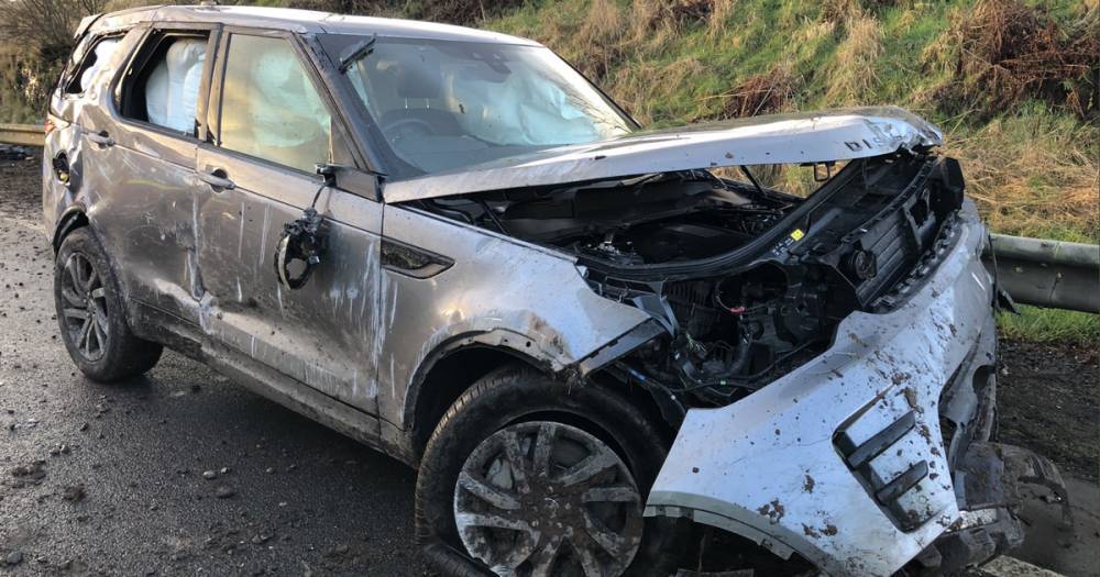 Scots comic Fred MacAulay narrowly escapes horror crash as Land Rover destroyed on A9 - www.dailyrecord.co.uk - Scotland