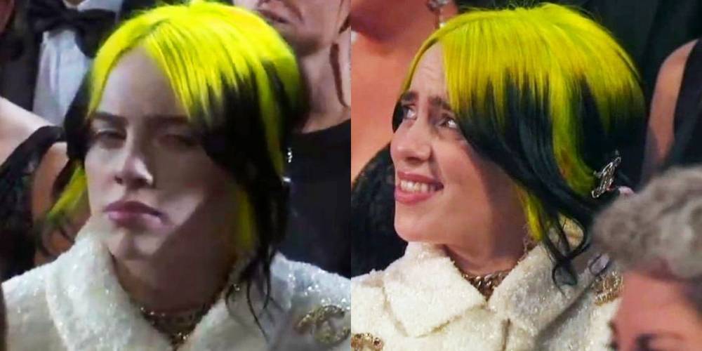 Billie Eilish's Reactions to the Oscars Are the Best Part of the Night - www.marieclaire.com