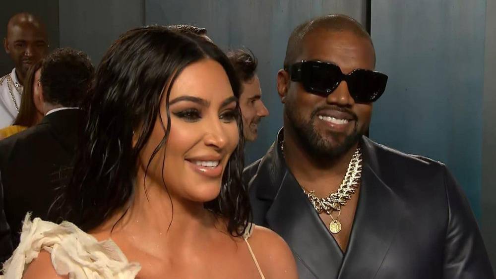 Brad Pitt Crashes Kim Kardashian and Kanye West's Date Night in Epic Moment at Oscars After-Party - www.etonline.com