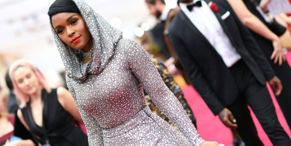 Janelle Monáe's Oscars Dress Featured 168,000 Hand-Embroidered Crystals and Took 600 Hours to Make - www.marieclaire.com