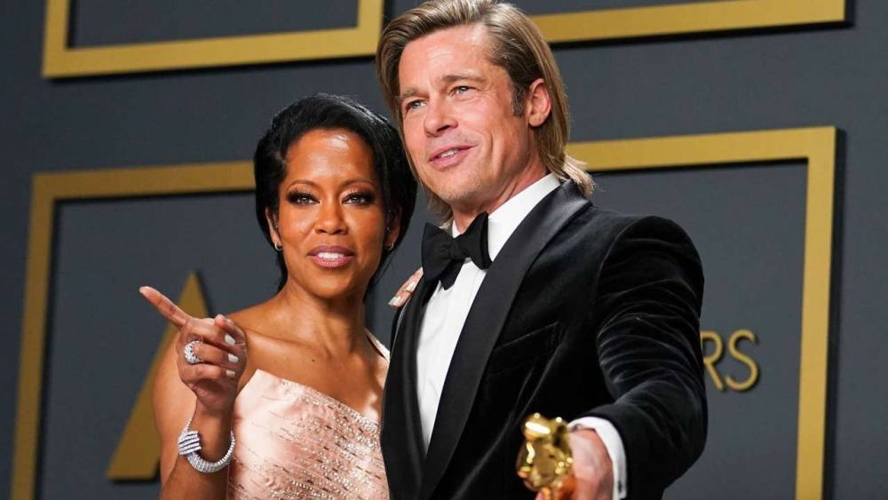 Brad Pitt and Regina King's Sweet Encounter at the Oscars Has Twitter Hoping for a Rom-Com - www.etonline.com