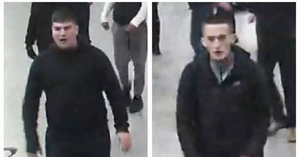 Up to 20 men involved in mass brawl at bus station - police want to speak to these two people - www.manchestereveningnews.co.uk - county Newport