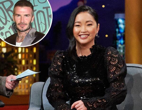 David Beckham Once Caught Lana Condor Stalking Him at a Grocery Store - www.eonline.com