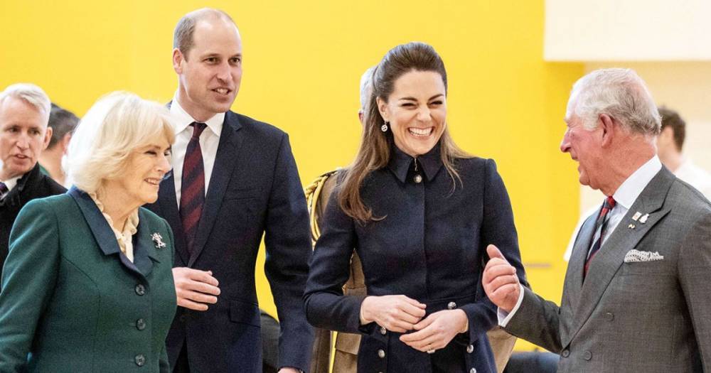 Prince William and Duchess Kate Join Prince Charles and Duchess Camilla for Rare Joint Engagement at Military Facility - www.usmagazine.com - London - Centre