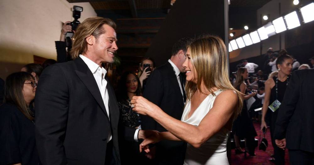 Jennifer Aniston and Brad Pitt ‘secretly reunite’ at Oscars afterparty following actor's award win - www.ok.co.uk - Hollywood