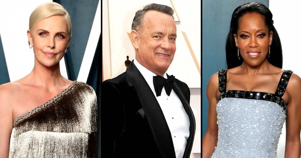 Charlize Theron Posts Epic 2020 Oscars Selfie With Tom Hanks, Regina King, Salma Hayek and More Stars - www.usmagazine.com