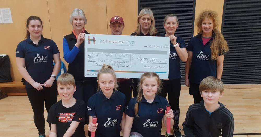 Galloway Cricket Club bowled over by £27,000 grant from Holywood Trust - www.dailyrecord.co.uk