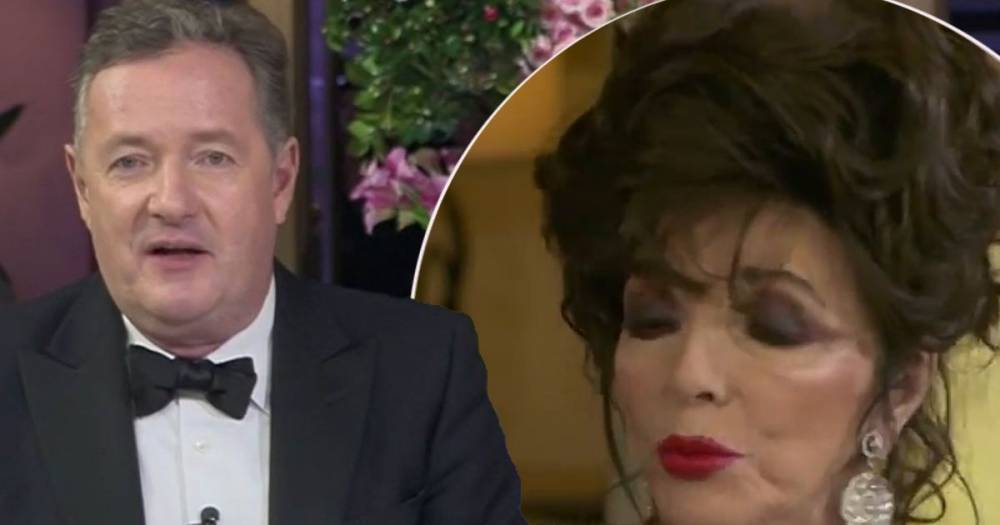 Joan Collins 'shut down' by Piers Morgan after asking questions about Phillip Schofield - www.manchestereveningnews.co.uk - Britain