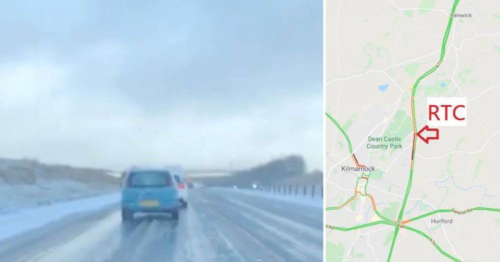 Multiple car crashes cause severe delays on M77 and A77 - www.dailyrecord.co.uk