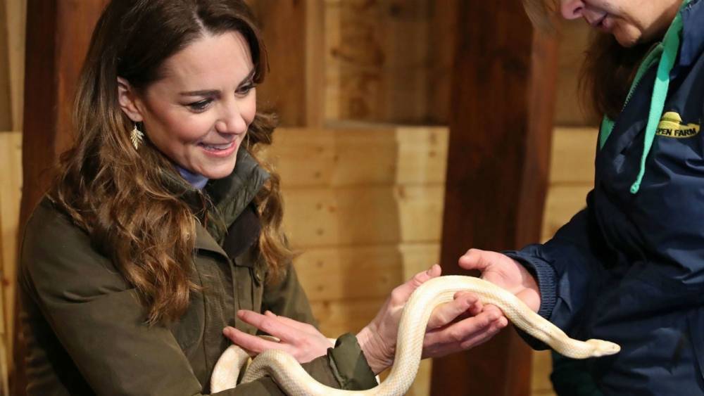 Kate Middleton Holds a Snake During a Surprise Trip to Northern Ireland - www.etonline.com - Ireland
