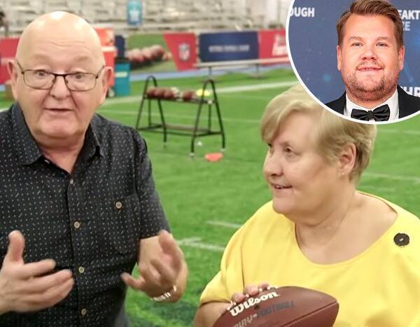 No One Had More Fun at the Super Bowl Than James Corden’s Parents - www.eonline.com