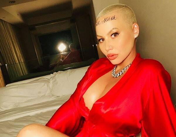 Amber Rose Claps Back After Trolls Slam Her New Face Tattoo - www.eonline.com