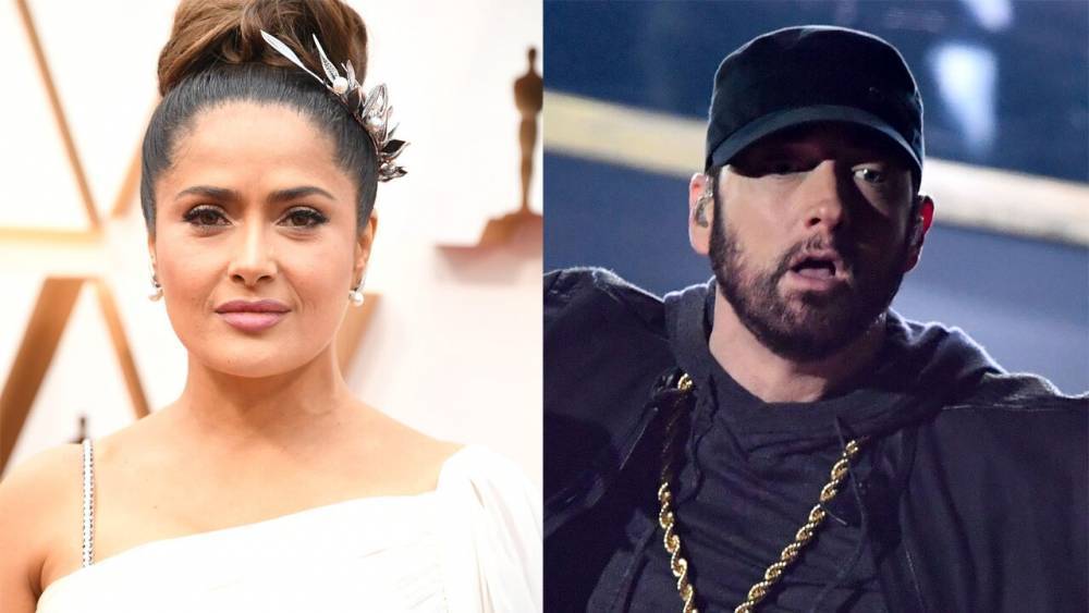 Salma Hayek says she spilled water on Eminem at the Oscars: 'I made such a fool of myself' - www.foxnews.com