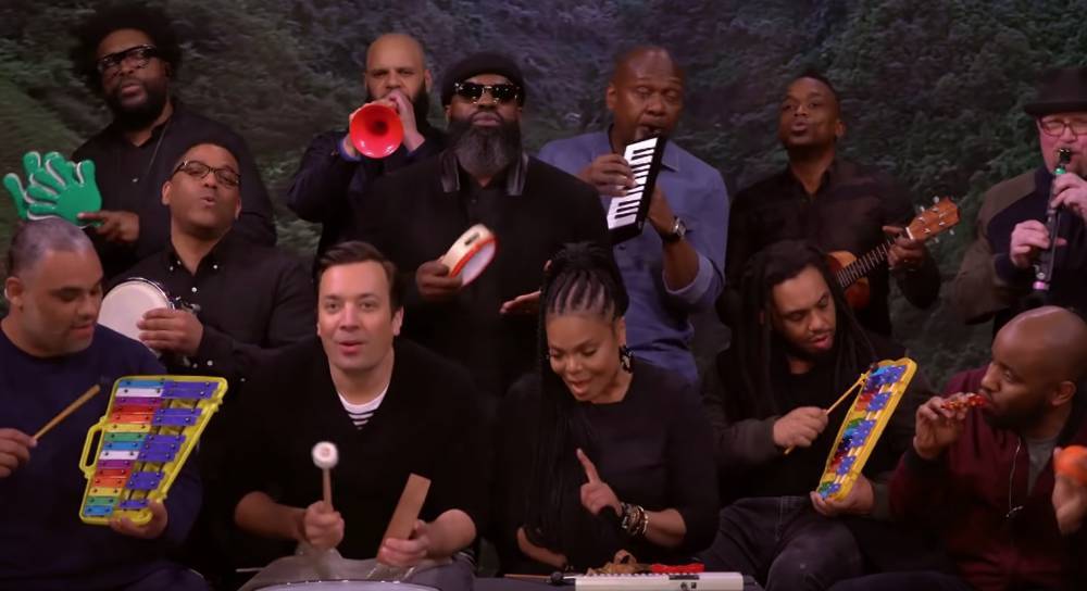 Jimmy Fallon Belts Out ‘Runaway’ With Janet Jackson And The Roots In ‘Classroom Instruments’ Clip - etcanada.com