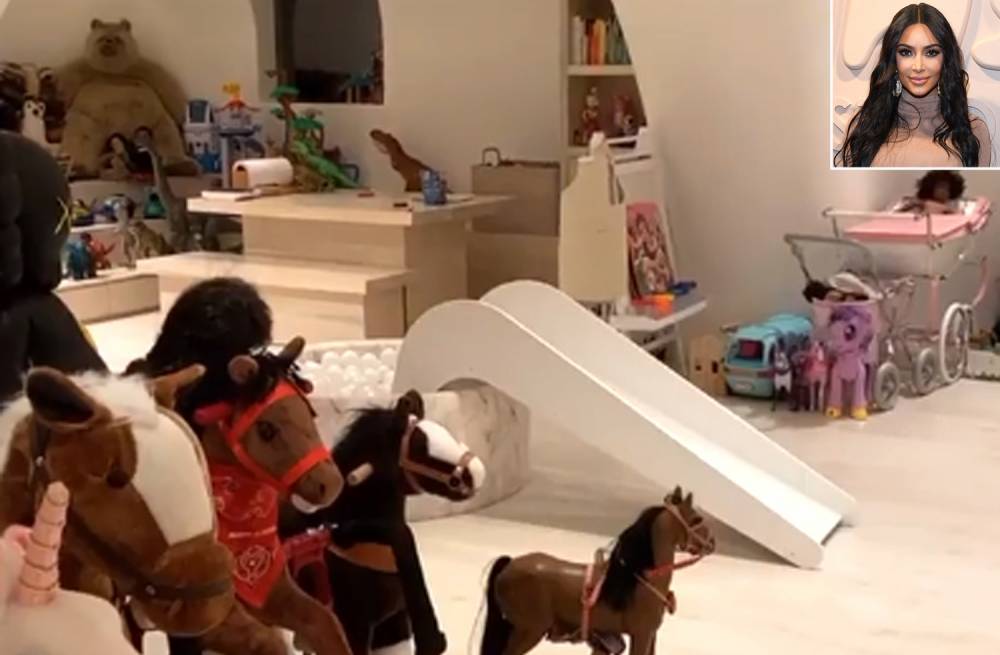 Kim Kardashian Reveals Her Kids' Epic Playroom, Which Includes a Supermarket and a Concert Stage - flipboard.com