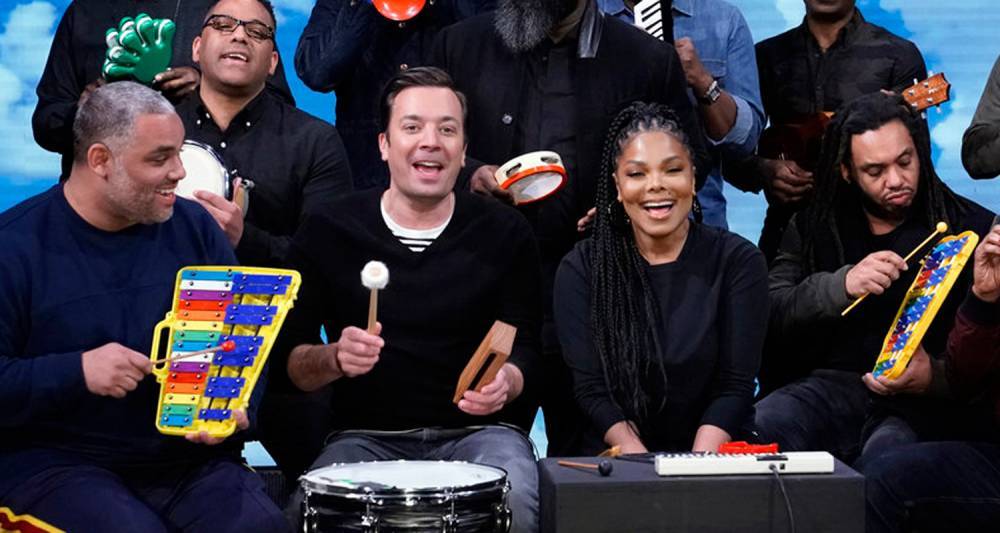 Janet Jackson Performs 'Runaway' With Classroom Instruments Flawlessly on 'Fallon' - Watch Here! - www.justjared.com