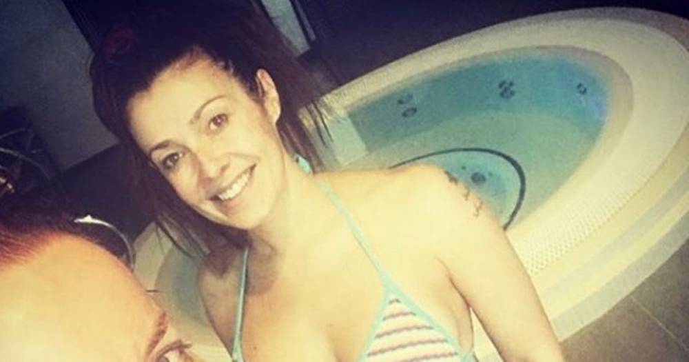 Kym Marsh shows off her sensational bikini body during a spa day trip - www.manchestereveningnews.co.uk - city Sankey