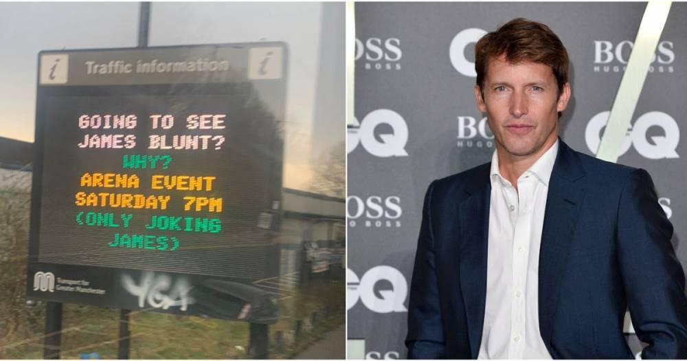 TfGM's cheeky James Blunt quip ahead of Manchester Arena gig - www.manchestereveningnews.co.uk - Manchester