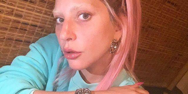 Lady Gaga Goes Makeup-Free With Bleached Brows, Looks Extremely Chill - www.marieclaire.com