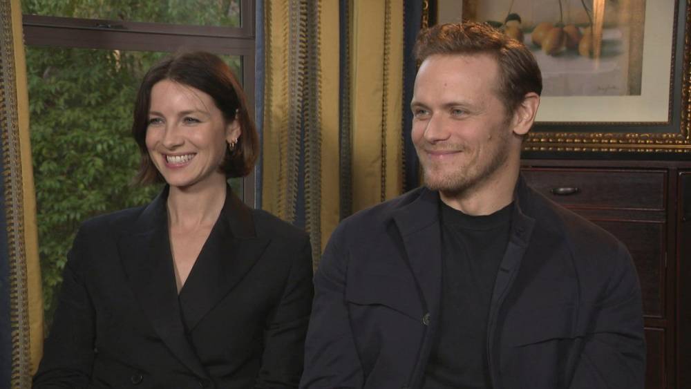 'Outlander' Season 5 Premiere: Cast Reacts to Bree and Roger's Wedding and That Romance Montage! (Exclusive) - www.etonline.com