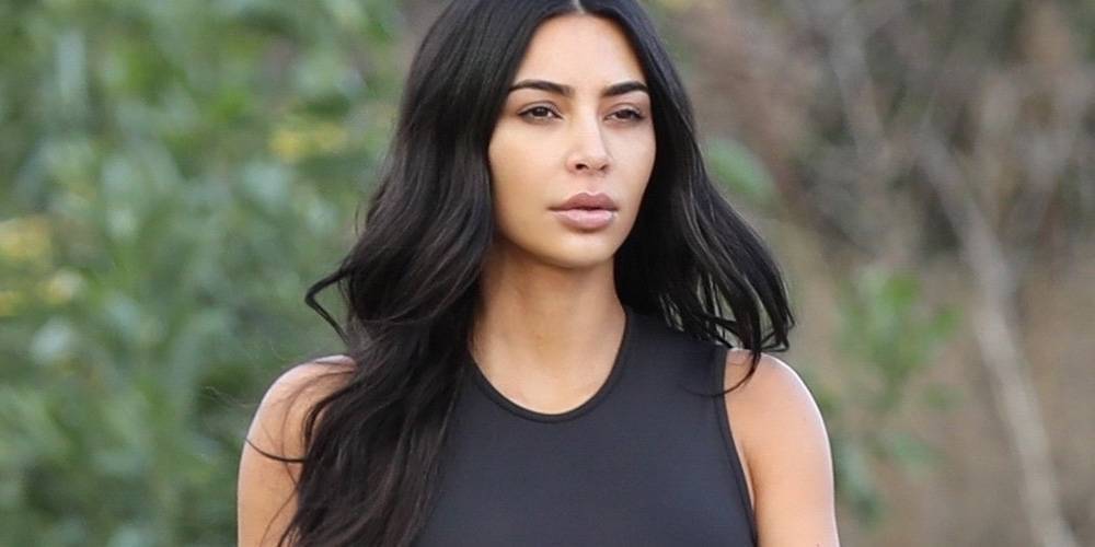 Kim Kardashian Gets in an Early Morning Workout on Valentine's Day - www.justjared.com