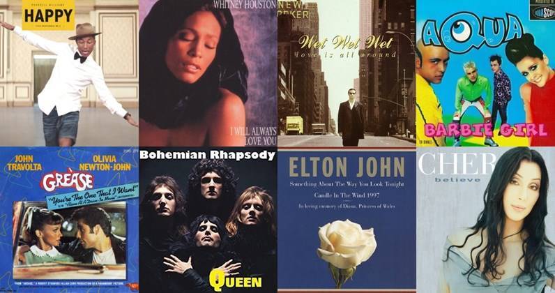 The best-selling singles of all time on the Official UK Chart - www.officialcharts.com - Britain