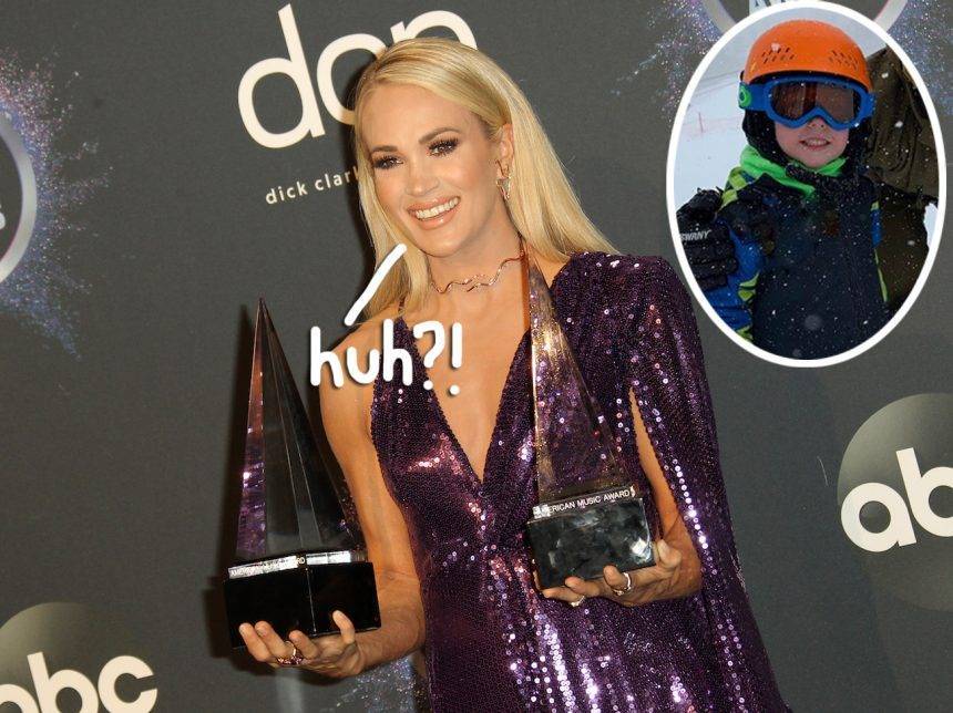 Carrie Underwood’s 4-Year-Old Son Thinks She’s 70 &amp; Her Job Is To ‘Wash The Laundry’ - perezhilton.com - USA