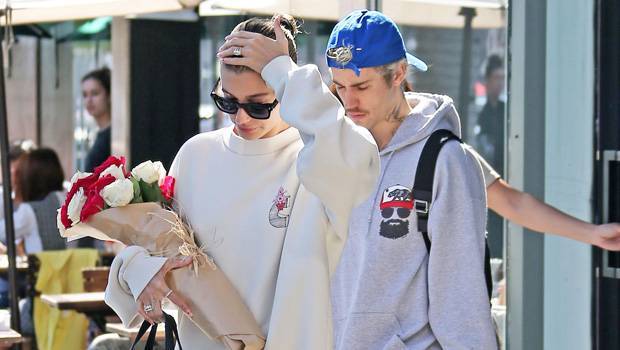 Justin Bieber Surprises Wife Hailey Baldwin With Gorgeous Valentine’s Day Flowers — Pics - hollywoodlife.com - Beverly Hills