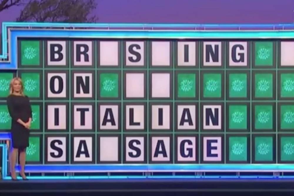 ‘Kinky’ Italian sausage ‘Wheel of Fortune’ puzzle goes awry - nypost.com - Italy