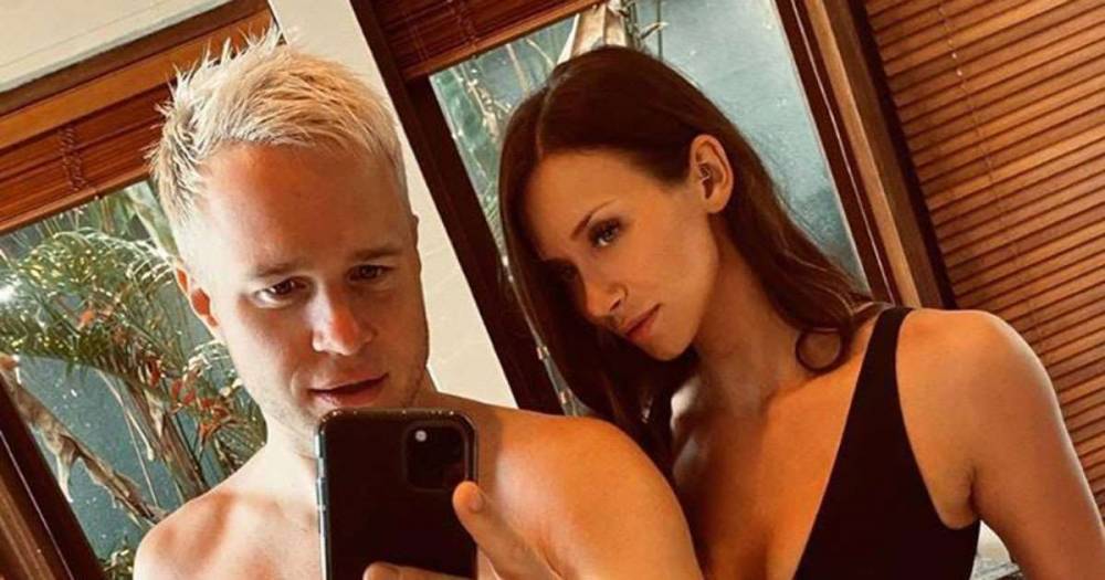 Olly Murs and his girlfriend Amelia show off their flawless physiques in cute Valentine's Day post - www.msn.com