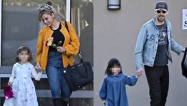 Eva Mendes Ryan Gosling Are All Smiles In Rare Outing With Their Kids Esmerelda, 5, Amada, 3 - hollywoodlife.com - Los Angeles