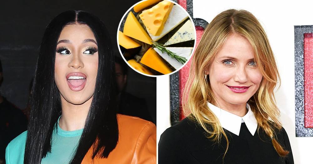Cardi B, Cameron Diaz and More Stars Who Can’t Get Enough Cheese - www.usmagazine.com