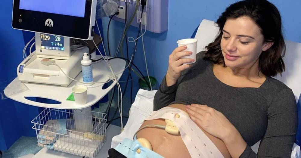 Lucy Mecklenburgh says she ‘thought she’d be induced’ early after being hospitalised over illness - www.ok.co.uk