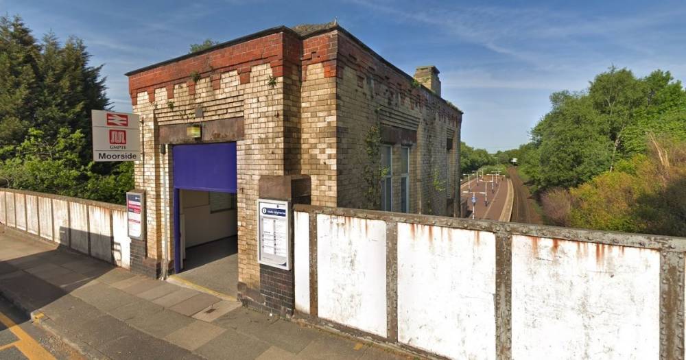 Firefighters tackle blaze at Moorside train station weeks after it reopened following refurbishment work - www.manchestereveningnews.co.uk