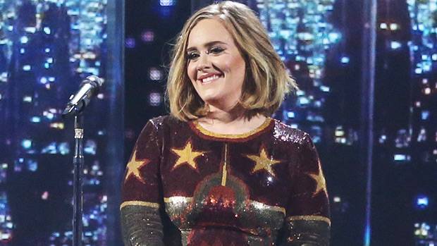 Adele Rocks White T-Shirt Floral Skirt While Confirming Next Album Timing — New Pics - hollywoodlife.com - London