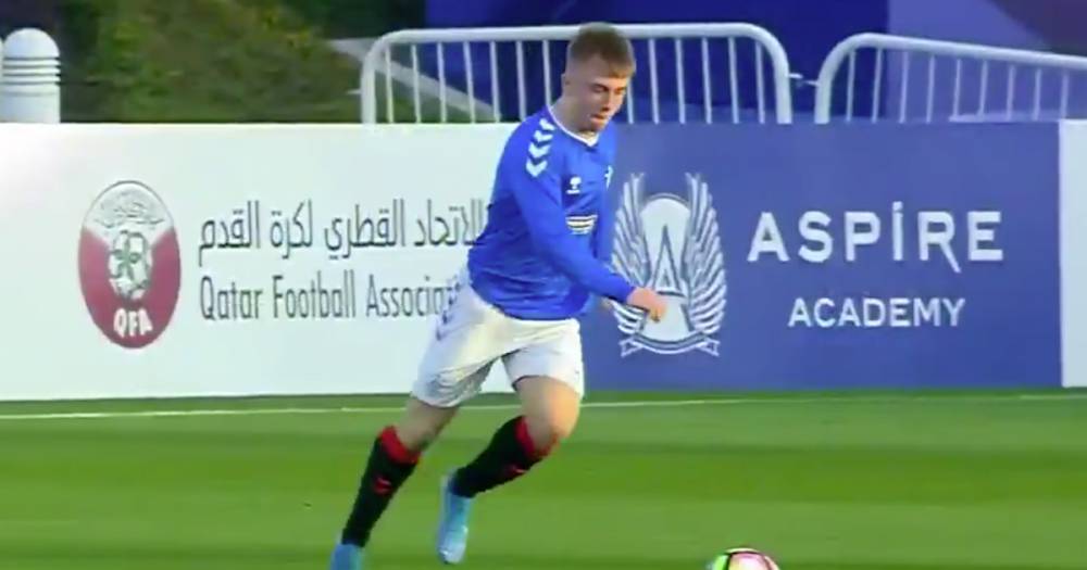 Watch Charlie Lindsay's stunning Rangers free kick as Ibrox kids salvage last-gasp point - www.dailyrecord.co.uk - Qatar
