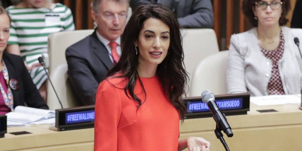 Amal Clooney Criticizes the Attempts of World Leaders to "Silence the Press" - www.harpersbazaar.com - Britain