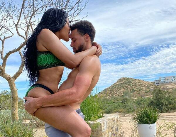 Ayesha Curry Straddles Stephen Curry in Sexy Vacation Photo - www.eonline.com - county Curry