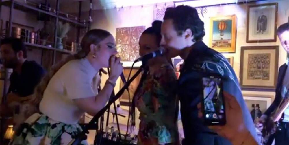 Adele Gave a Rare Performance at Her Best Friend's Wedding This Weekend - www.marieclaire.com - London