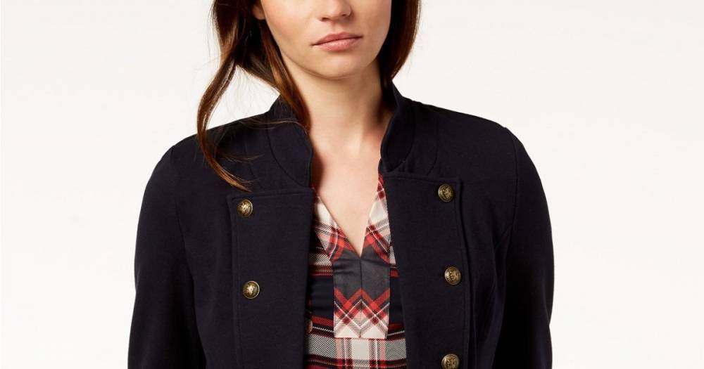 This Tommy Hilfiger Military-Style Jacket Is 40% Off for a Limited Time - www.usmagazine.com